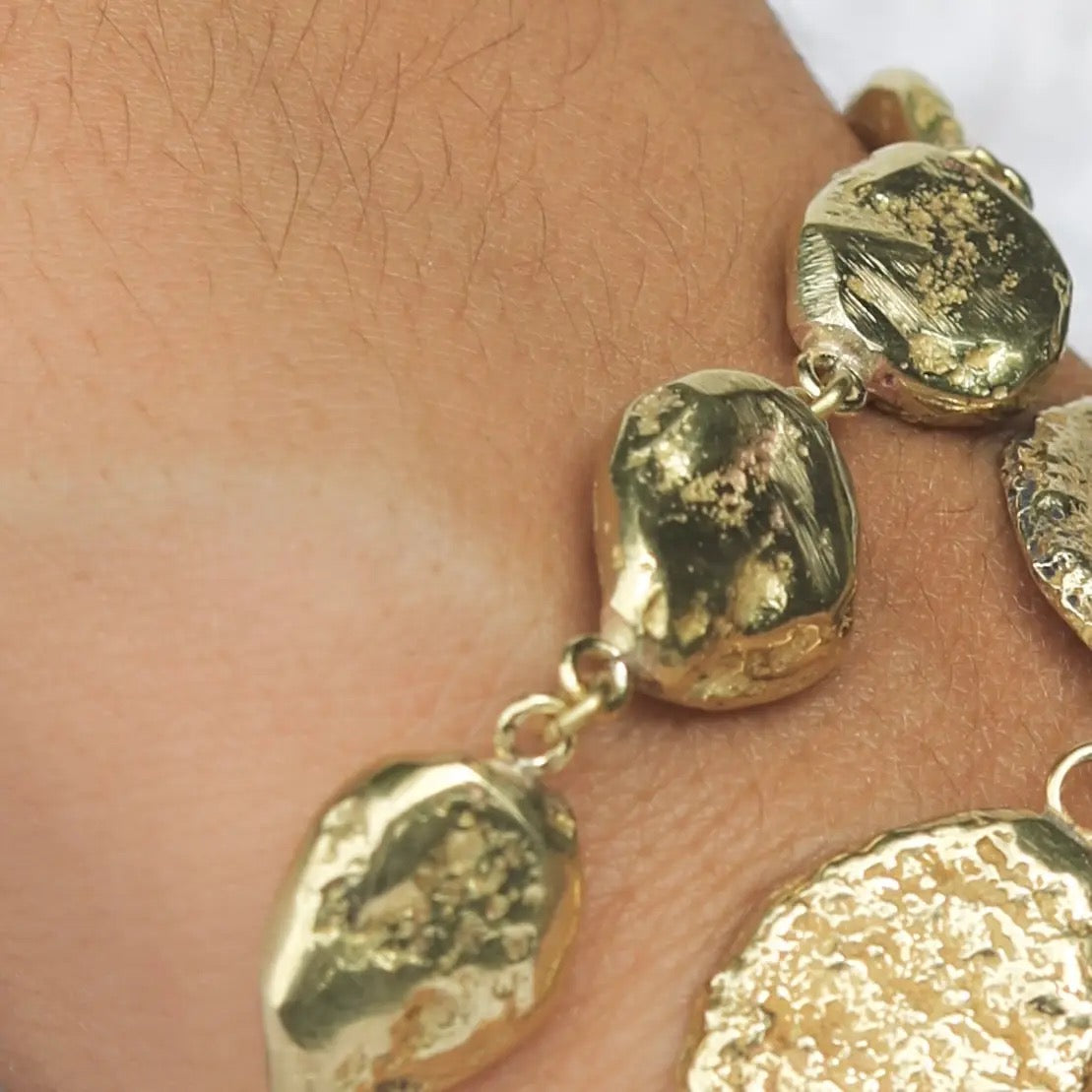 Nugget Link Bracelet