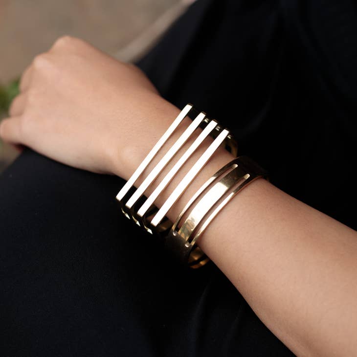 Mistari Wide Bracelet